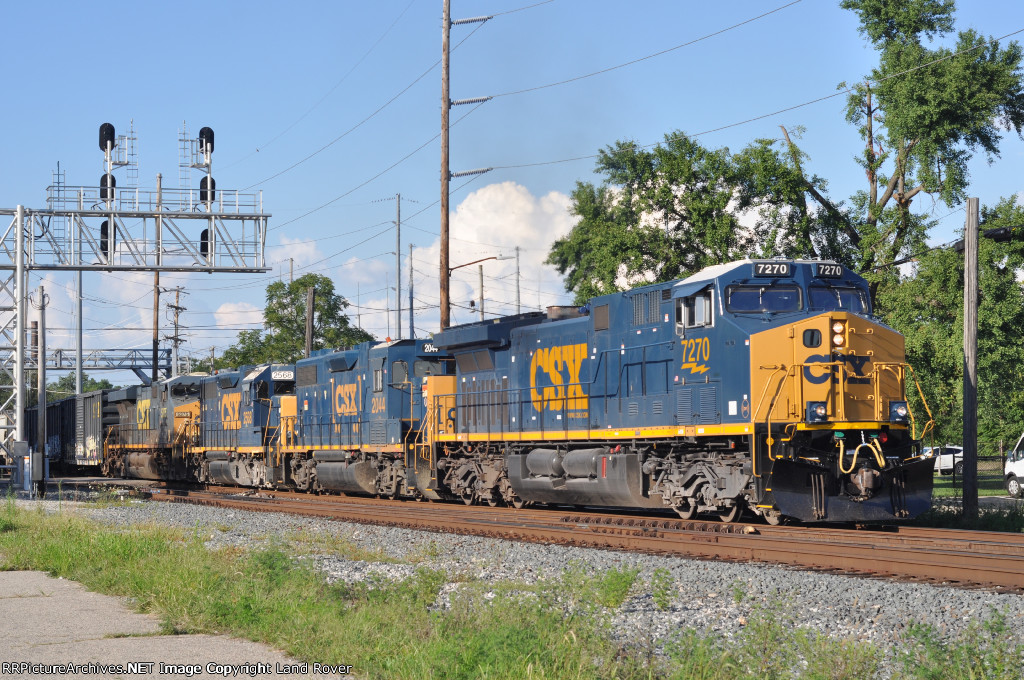 CSXT 7270 Southbound 